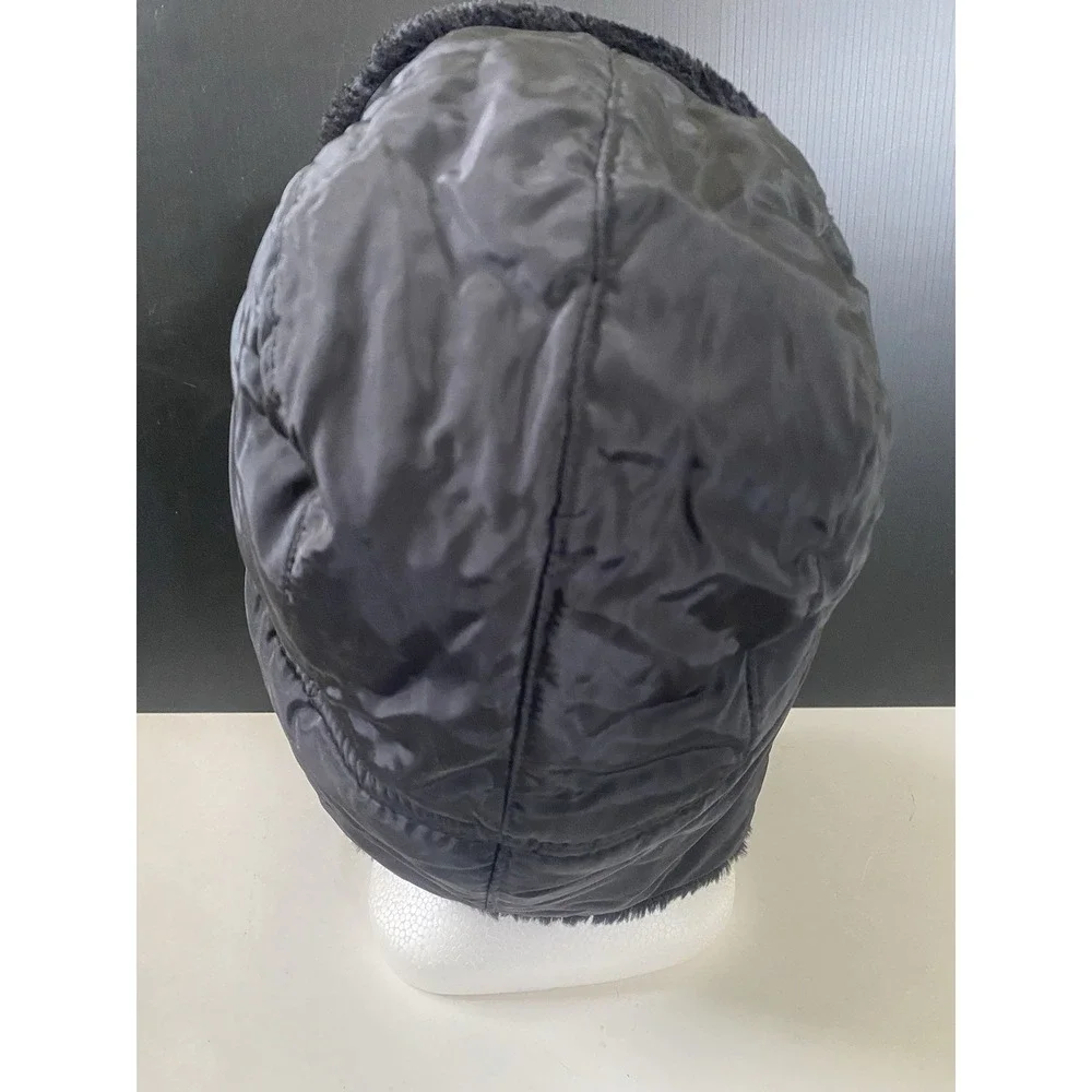 Black Winter Crown Cap. Large